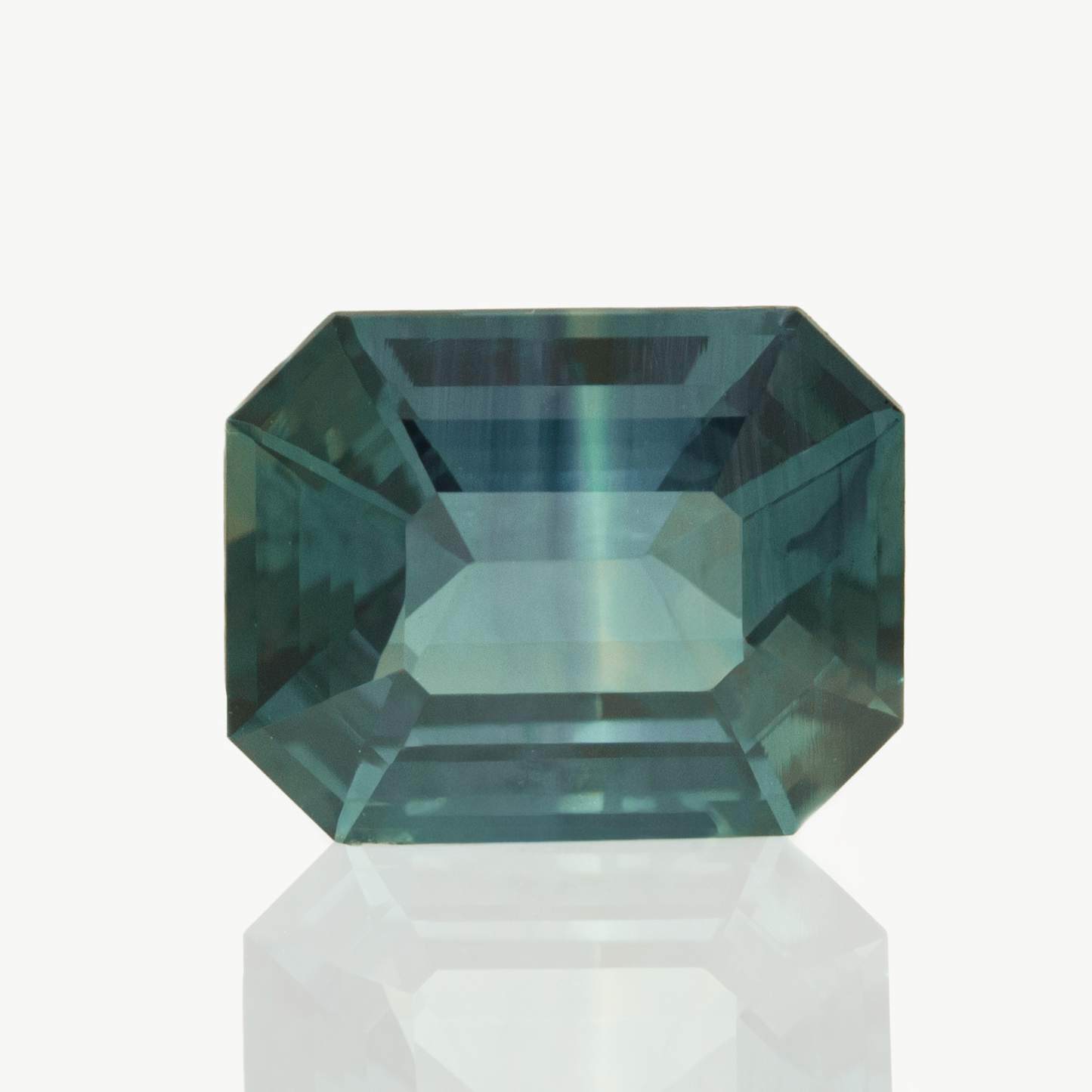 parti colored green teal sapphire unique