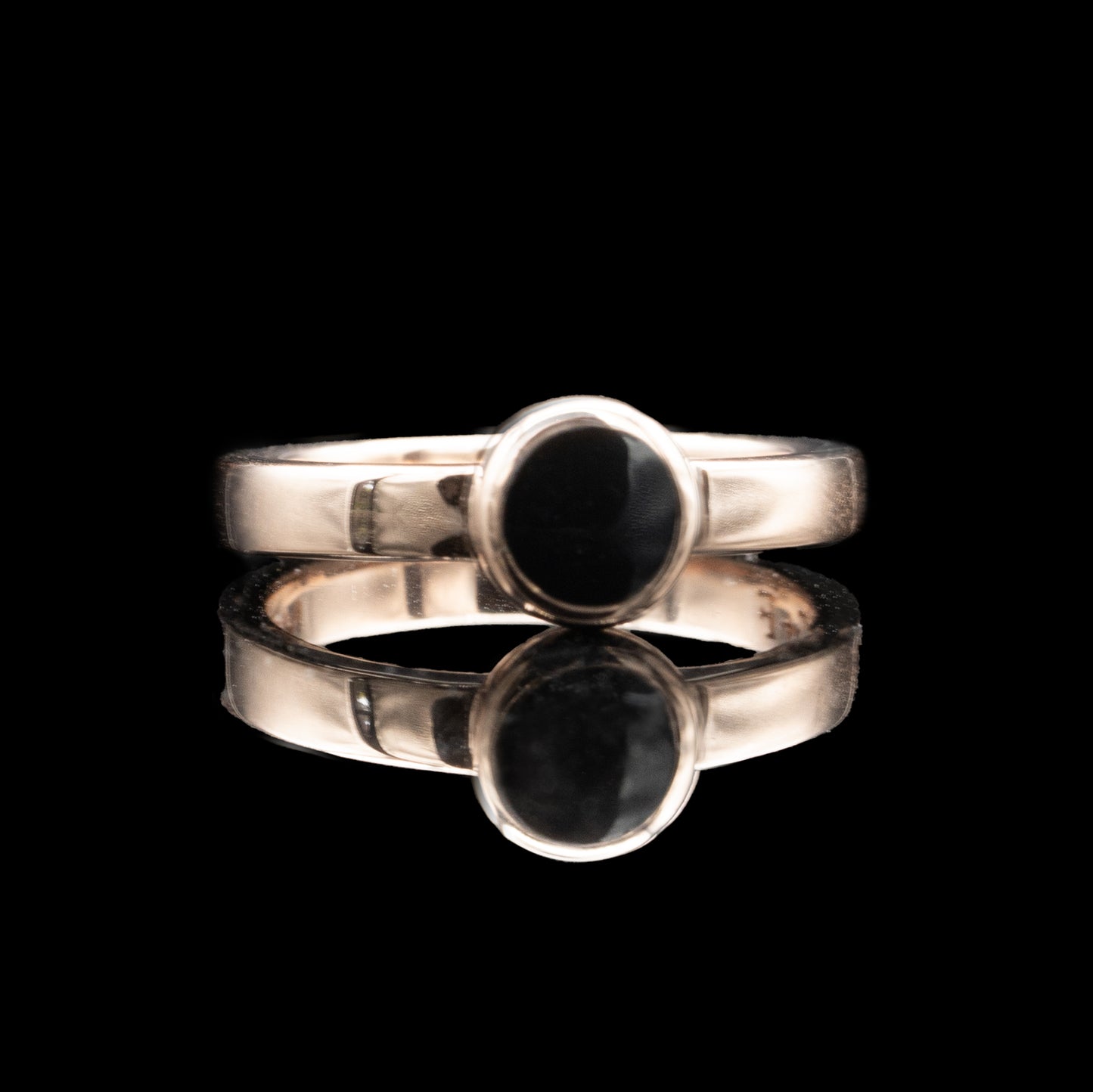 Gold pet's cremation ring