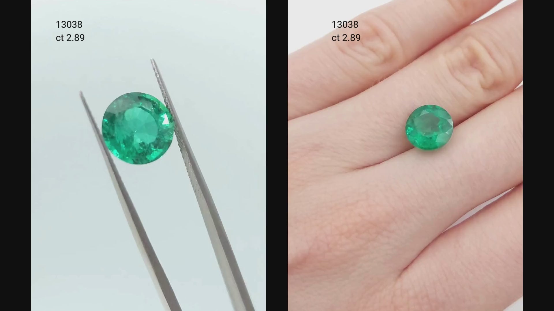 3ct round cut zambian emerald