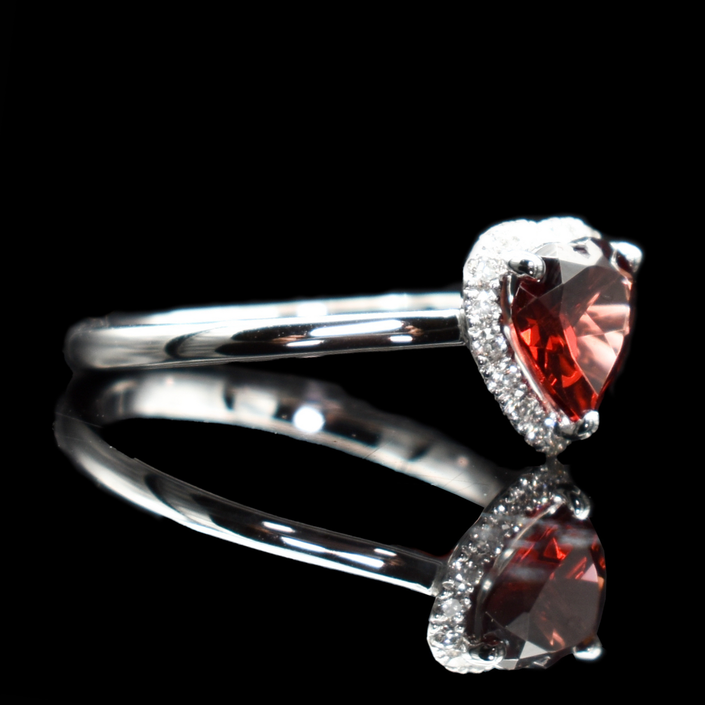 heart shaped ashes jewelry