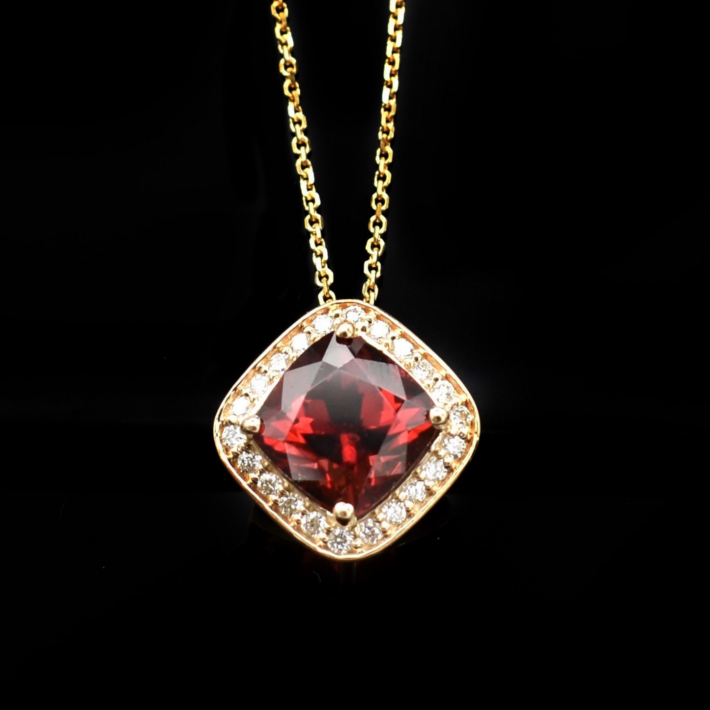 urn necklace for ashes garnet and diamond