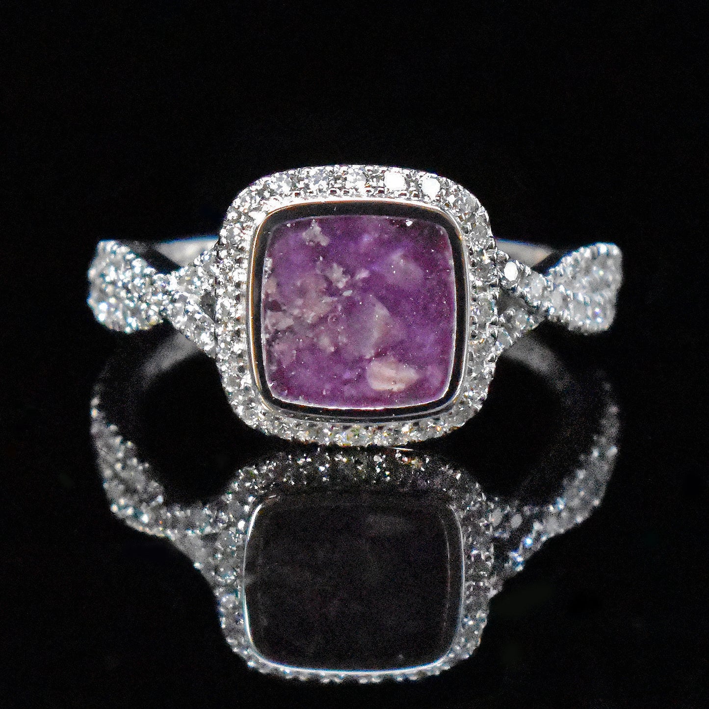 Resin ashes ring pet loss