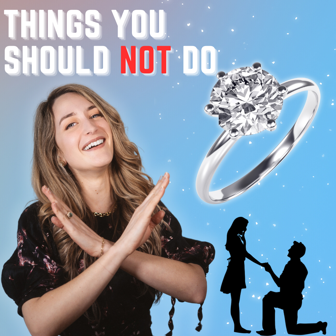 5 don'ts engagement ring shopping