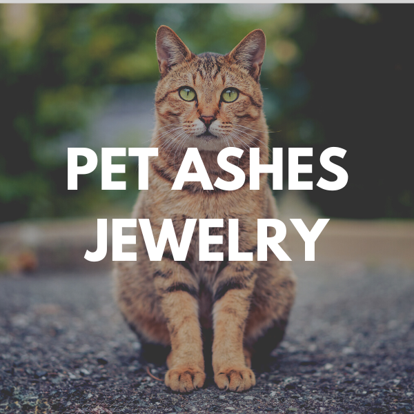Pet ashes jewelry, cremation keepsake for dogs and cats