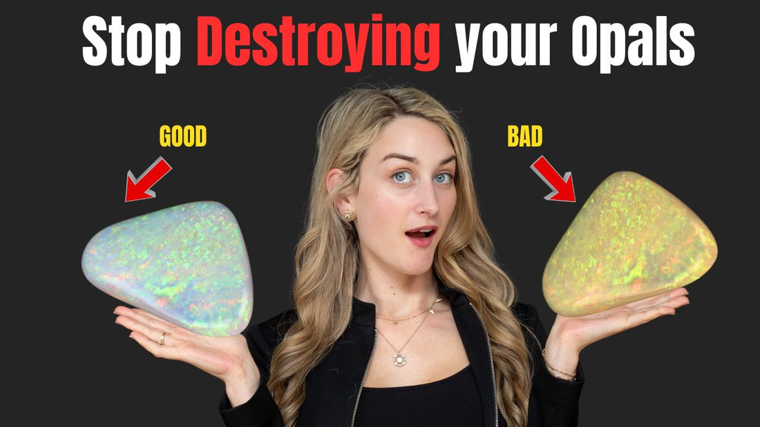 Why your opals turn yellow