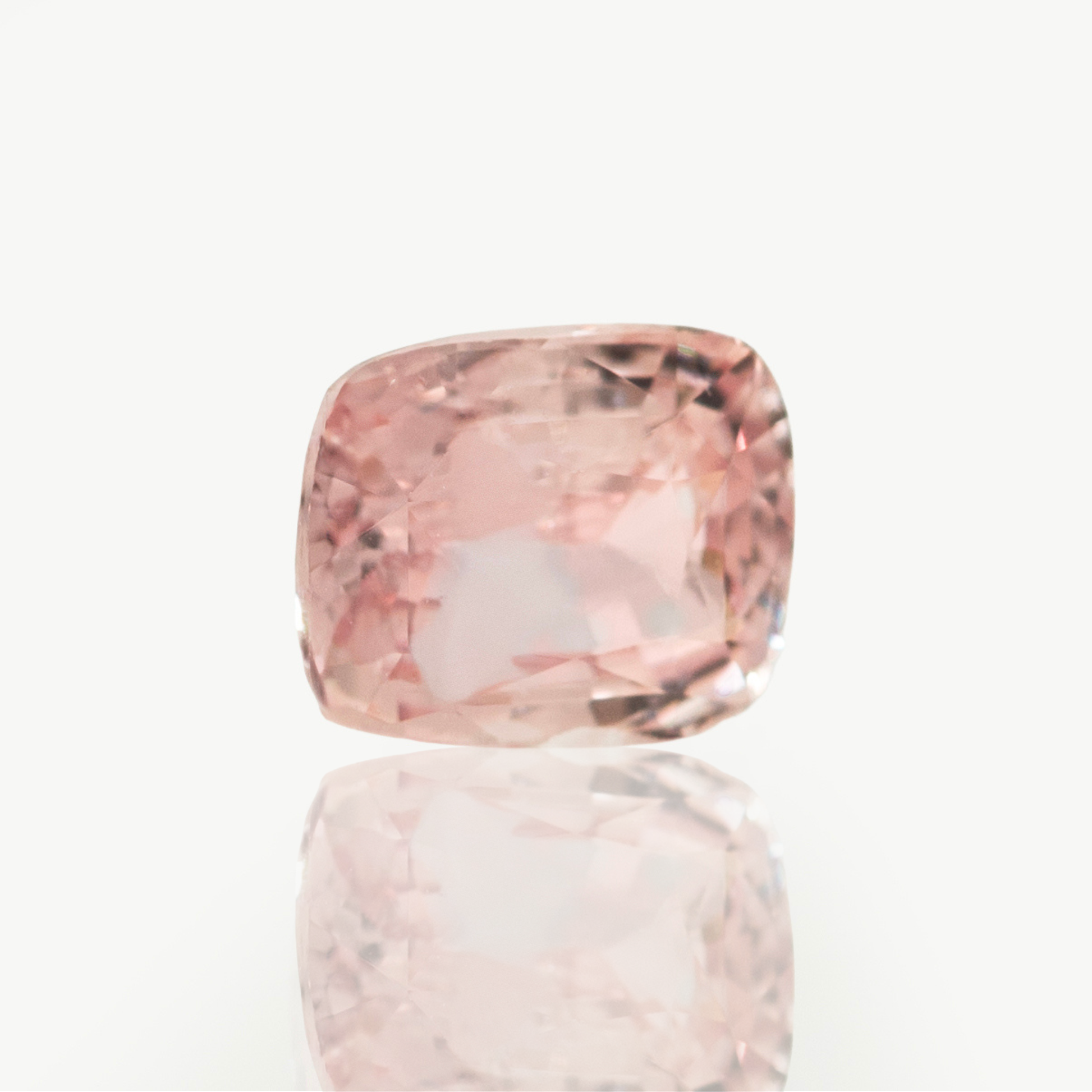 1.04ct padparadscha sapphire, light peachy pink color, loose gemstone