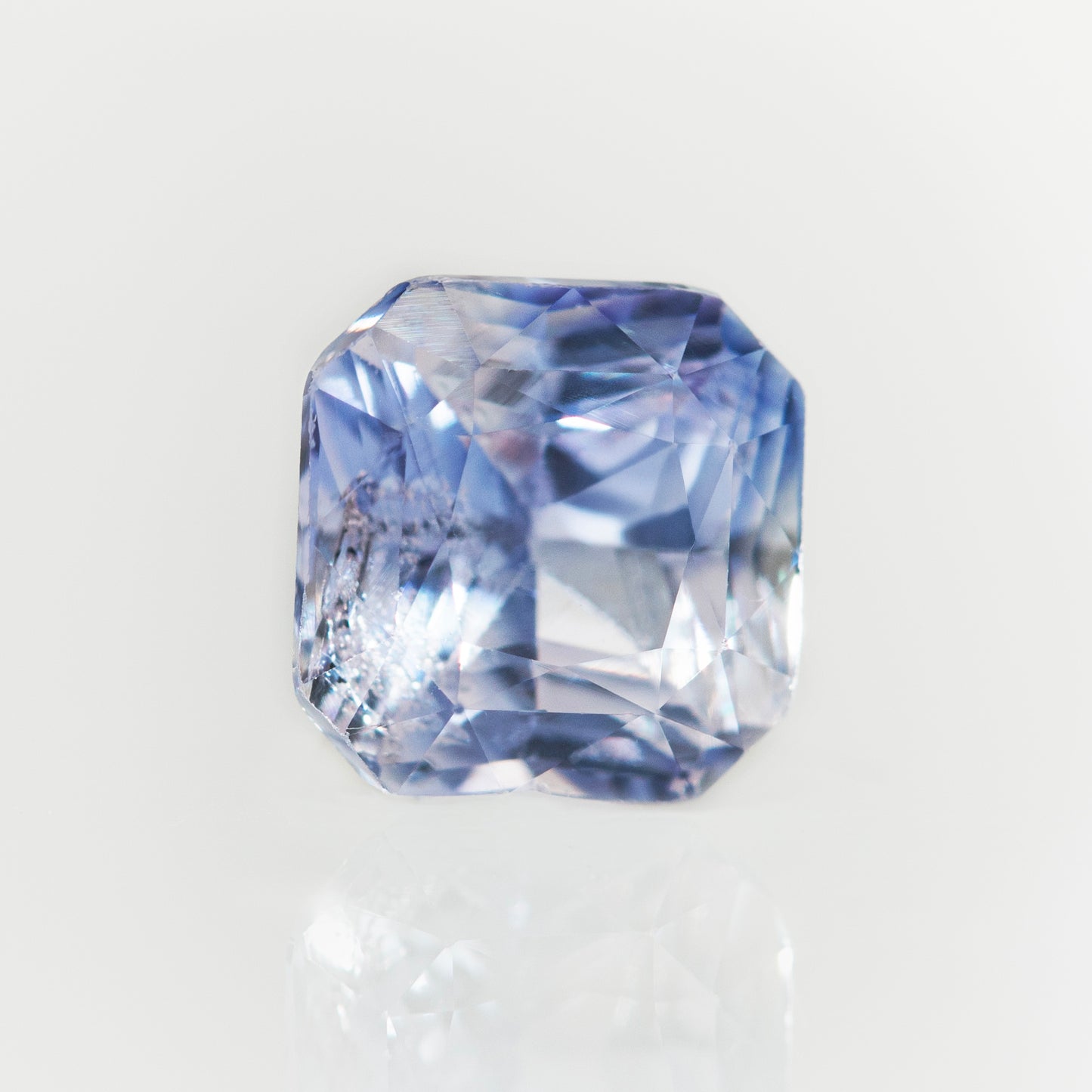 1.7ct Bi-Colored Sapphire, Pink & Purple, Ascher Cut