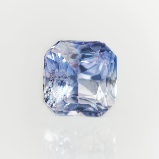 1.7ct Bi-Colored Sapphire, Pink & Purple, Ascher Cut