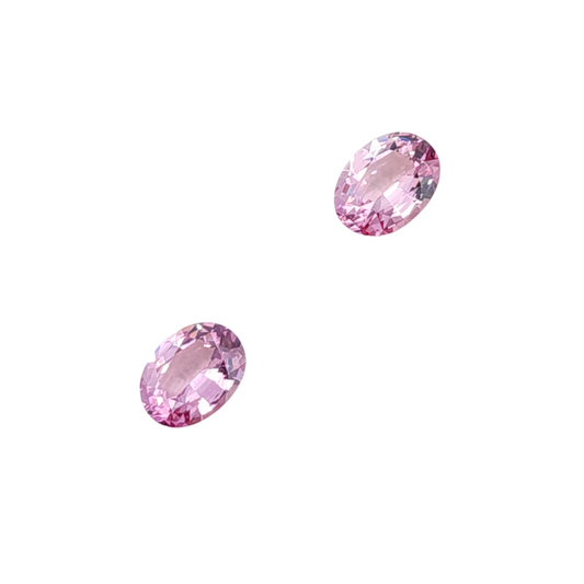 Oval cut Malaysia garnet pair of gemstones
