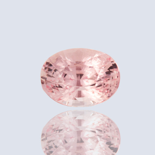 2ct padparadscha sapphire peachy pink loose gemstone for sale
