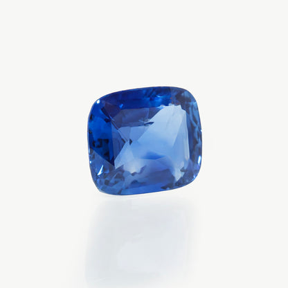 2.02ct elongated cushion cut sapphire, medium royal blue