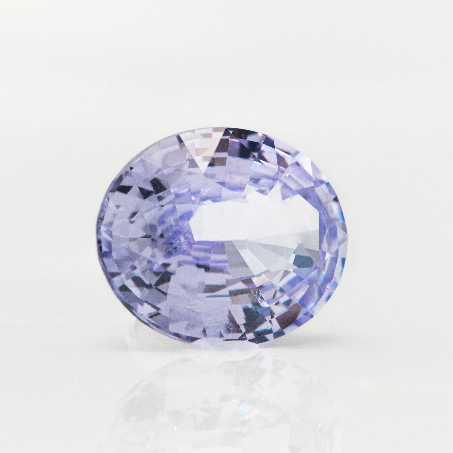 purple oval cut sapphire for engagement ring, 2ct stone