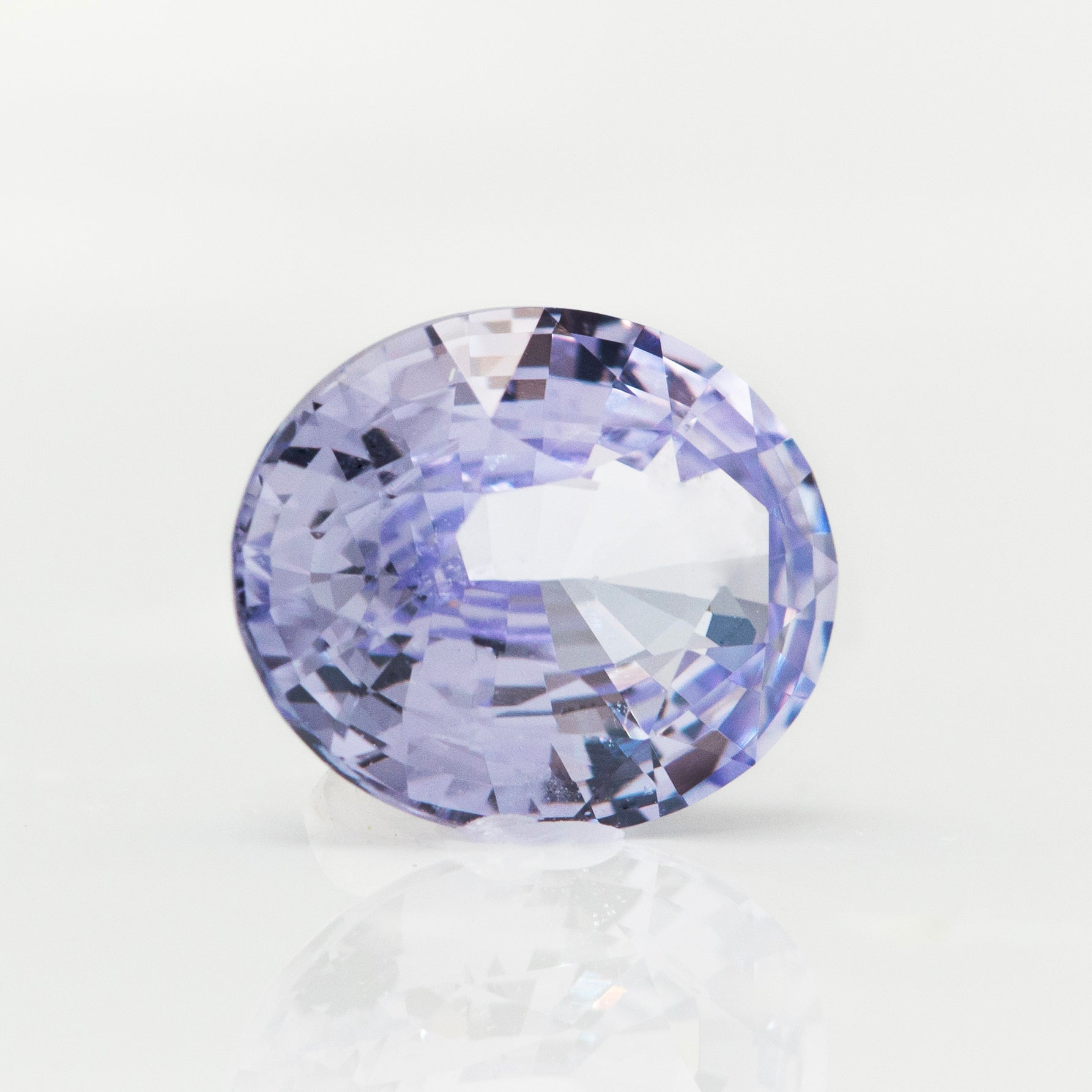 purple oval cut sapphire for engagement ring, 2ct stone