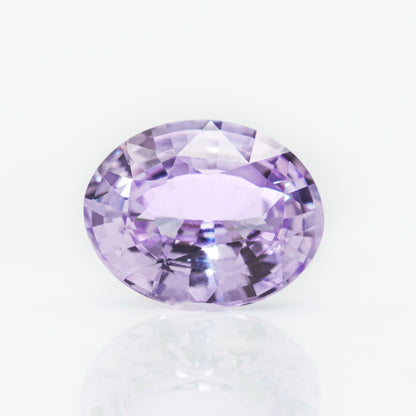 2.1ct purple sapphire oval cut gemstone for sale or engagement ring
