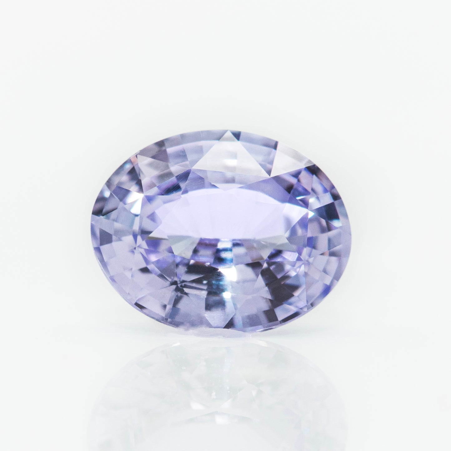 Oval Light purple lavender sapphire, 2.1cts, natural gemstone
