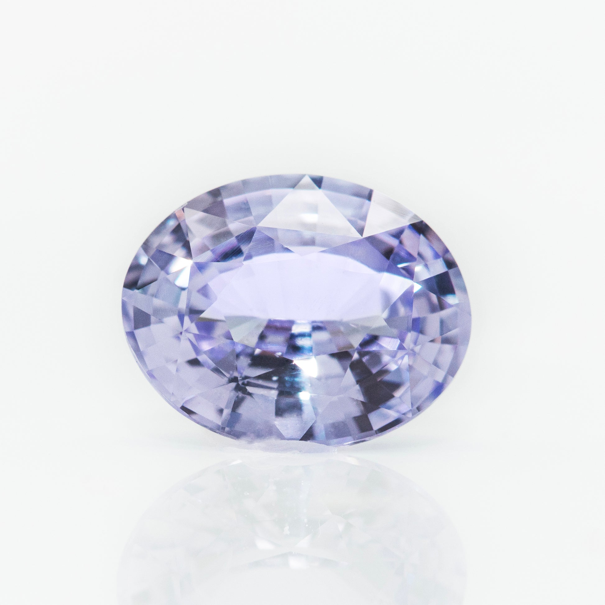 Oval Light purple lavender sapphire, 2.1cts, natural gemstone
