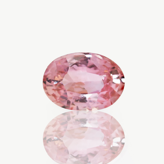 1.2ct Padparadscha Sapphire, Oval Cut