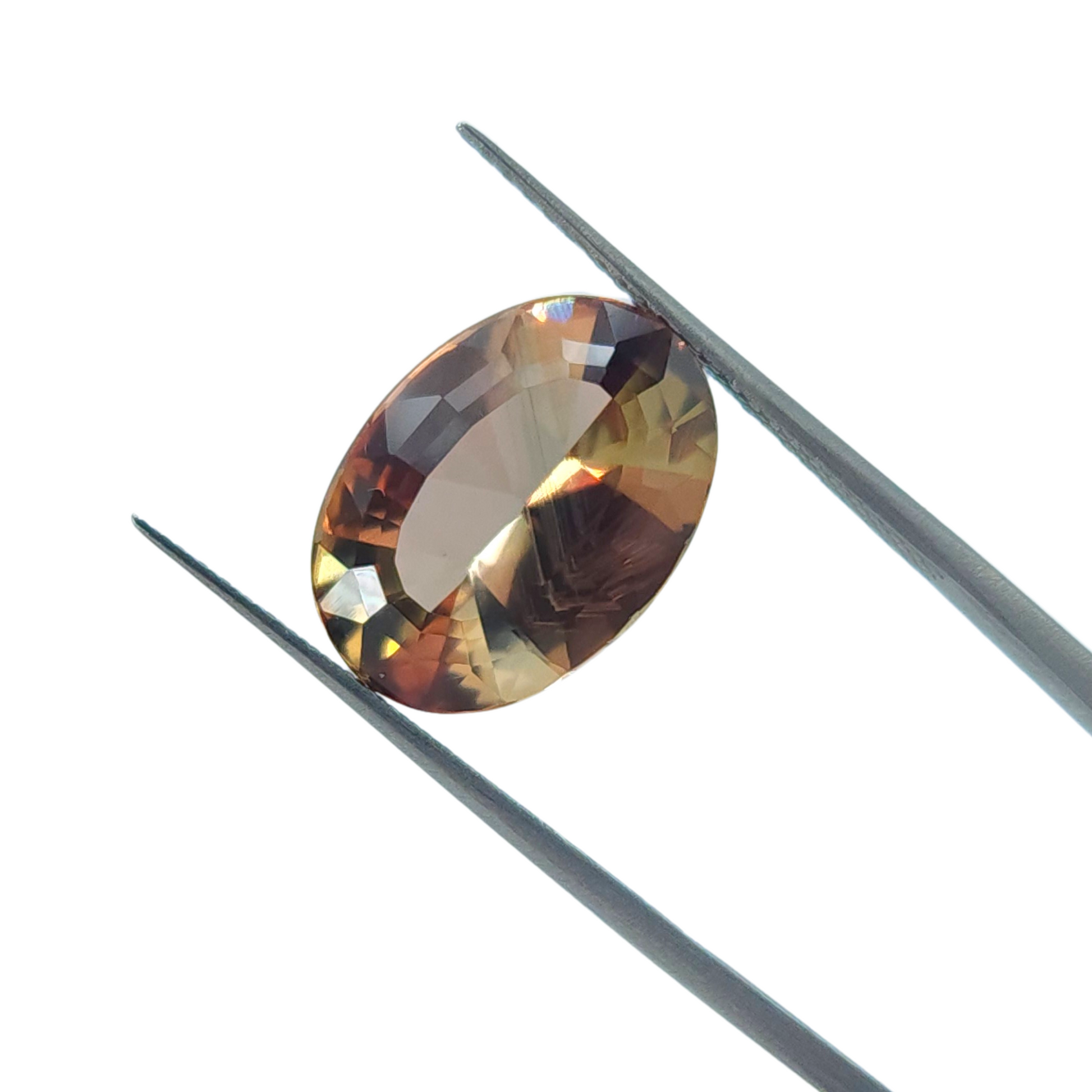 Oval cut Andalusite gemstone for sale
