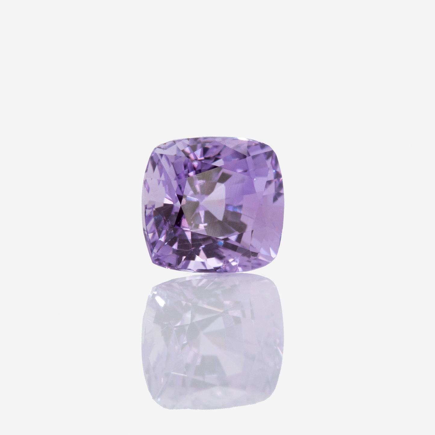 purple cushion cut sapphire