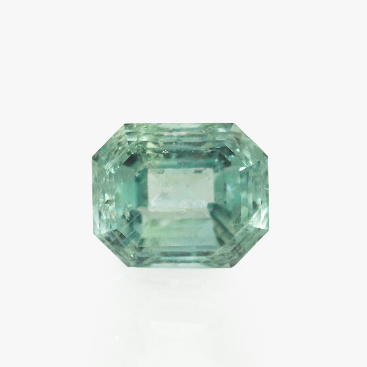 3.52ct mint green sapphire, no heat, loose gemstone
