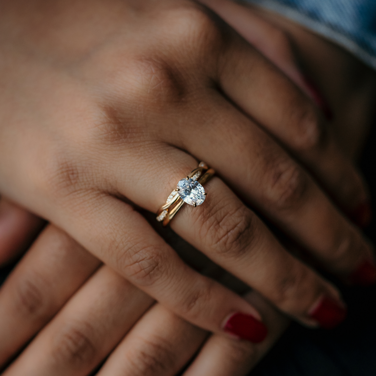 twisted diamond stacking band