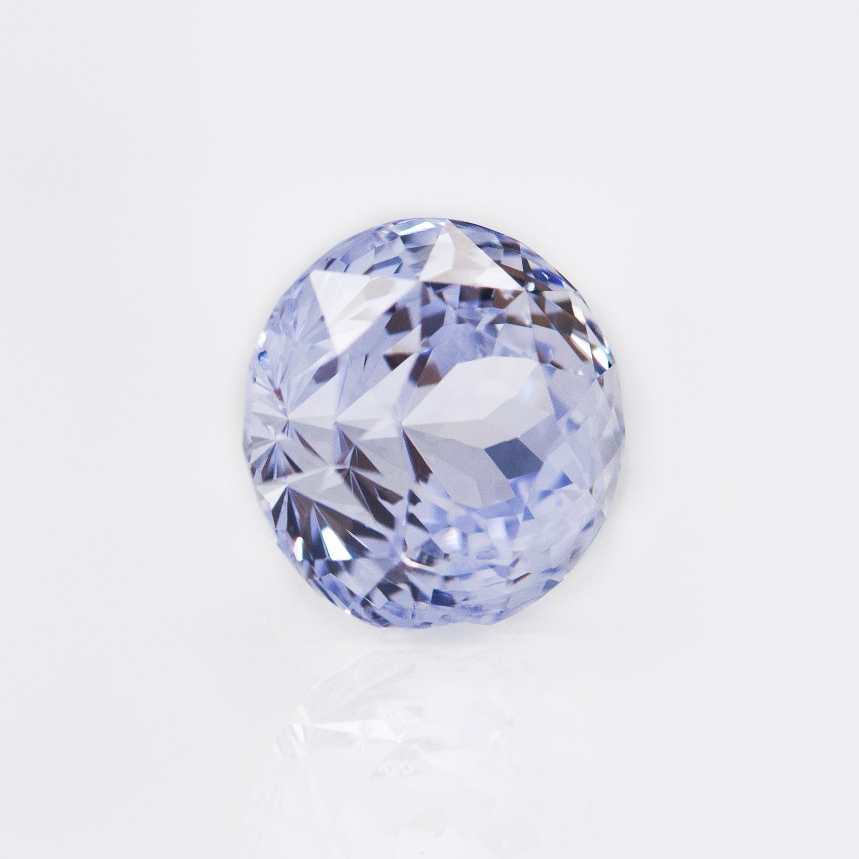 Round 2.84ct sapphire, no heat purple