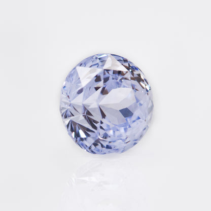 Round 2.84ct sapphire, no heat purple