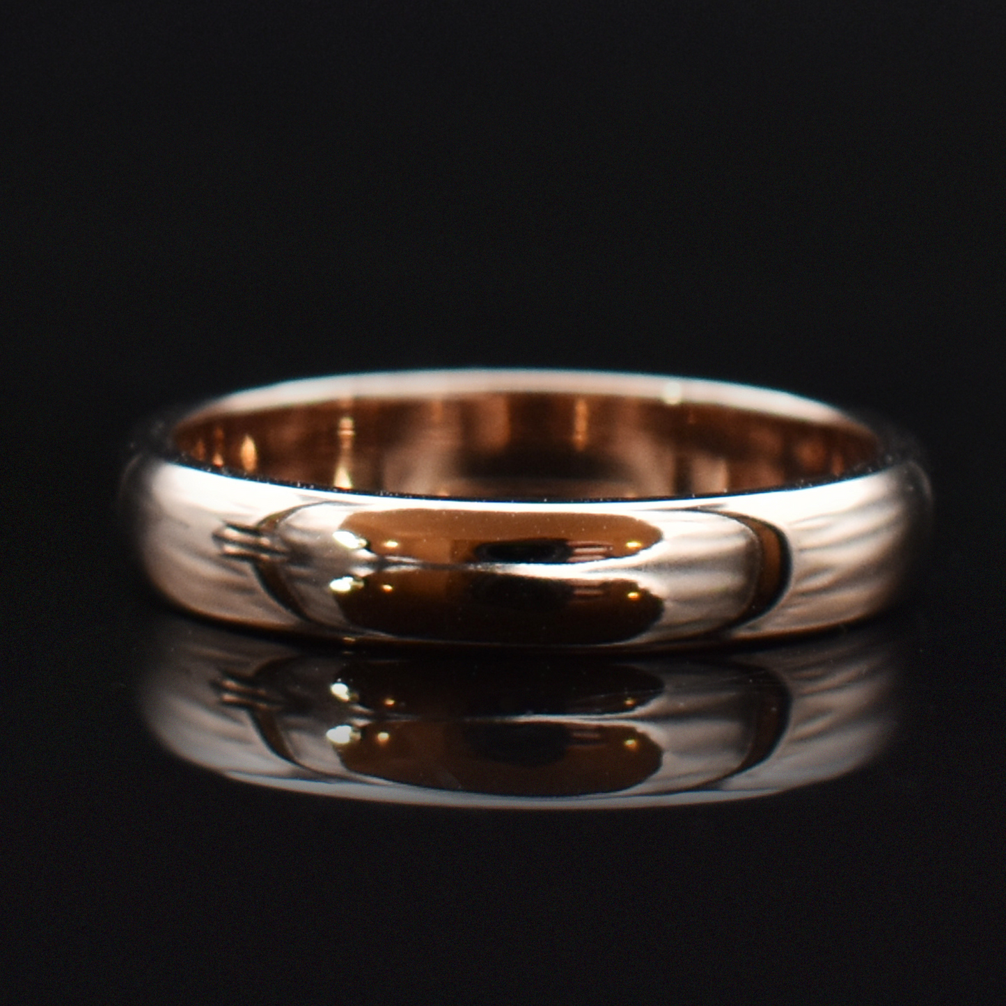 Domed Men's Wedding Band