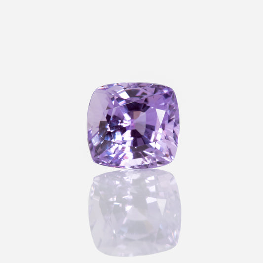 purple sapphire cushion cut loose gemstone for sale