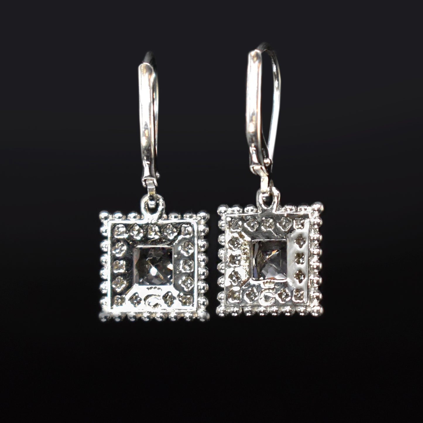 white gold jewelry with diamonds and morganite