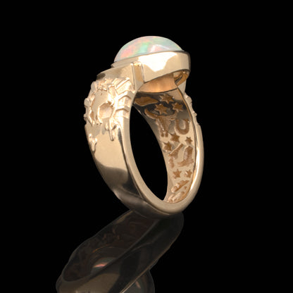 cowboy boot jewelry with opal