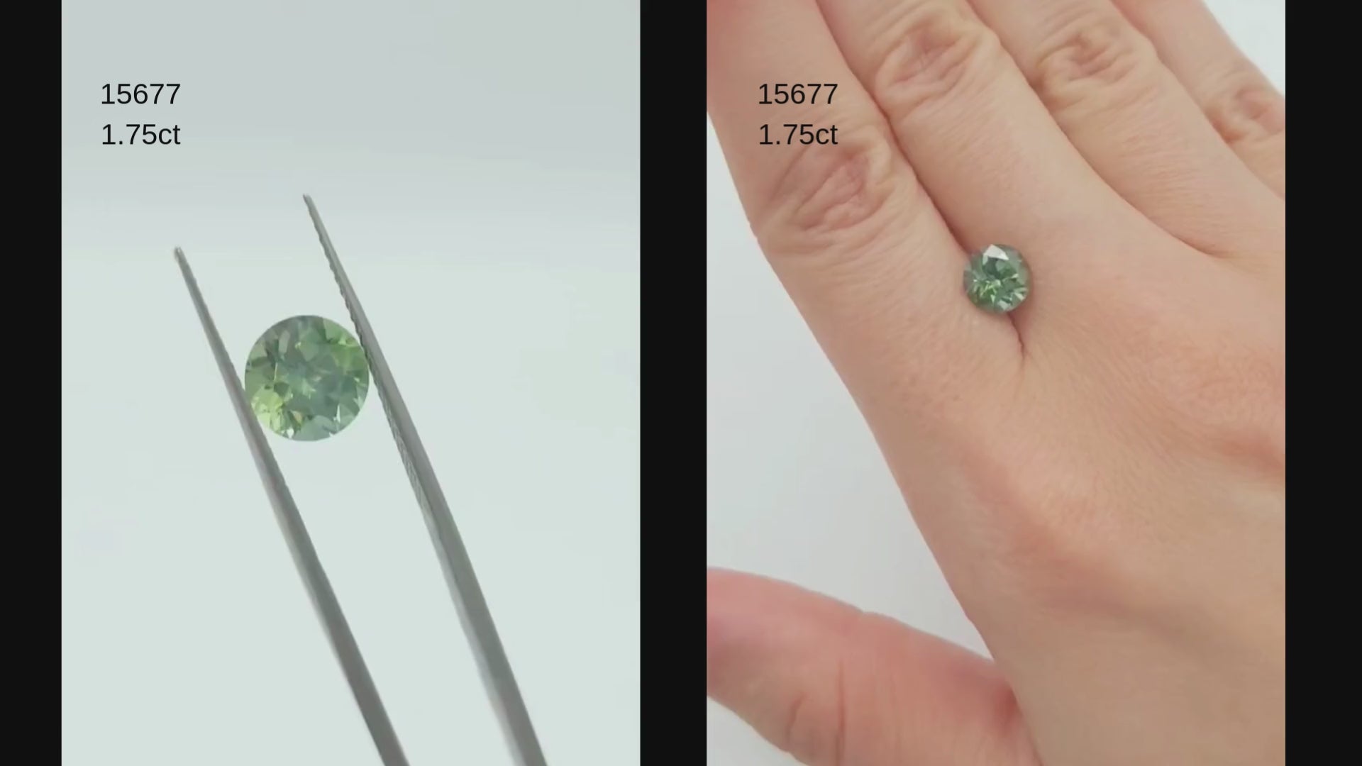 1.75ct Round Cut Green Sapphire – Fine & Flux Jewelry