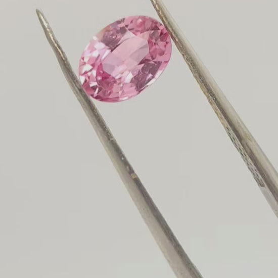 1.2ct peachy pink sapphire, padparadscha gemstone for engagement ring