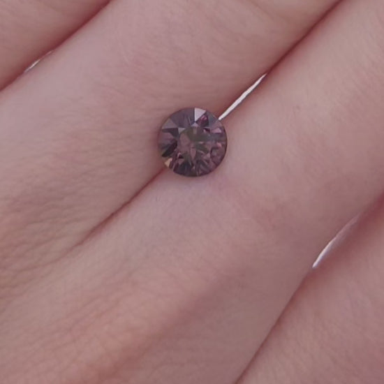 1ct natural brown sapphire, heat treated