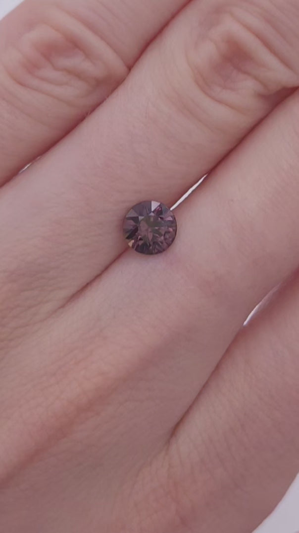 1ct natural brown sapphire, heat treated