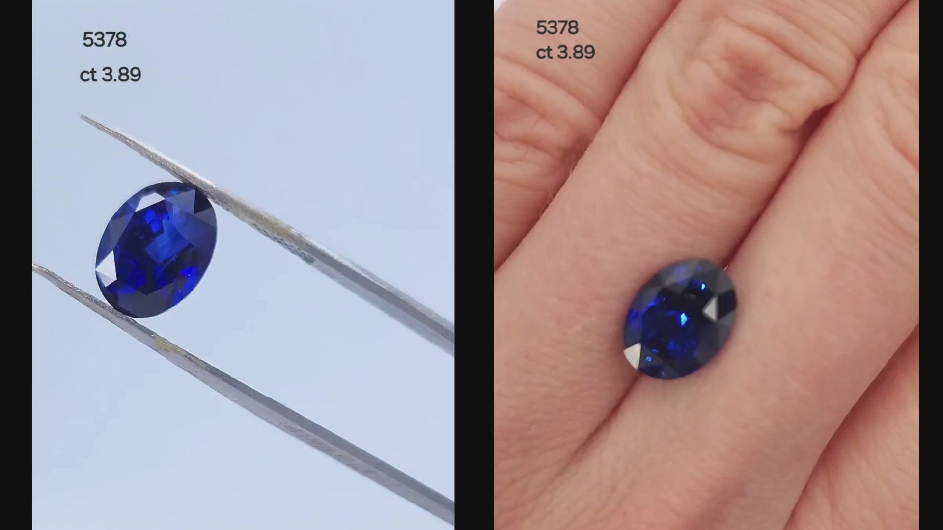 oval cut natural gemstone blue sapphire heavy 3 carat 