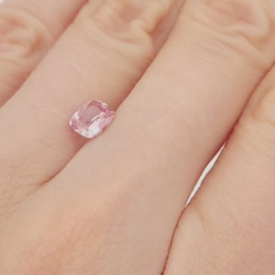 1ct padparadscha sapphire for engagement ring