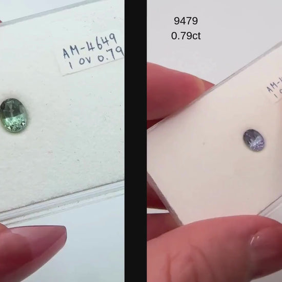 color changing alexandrite green violet