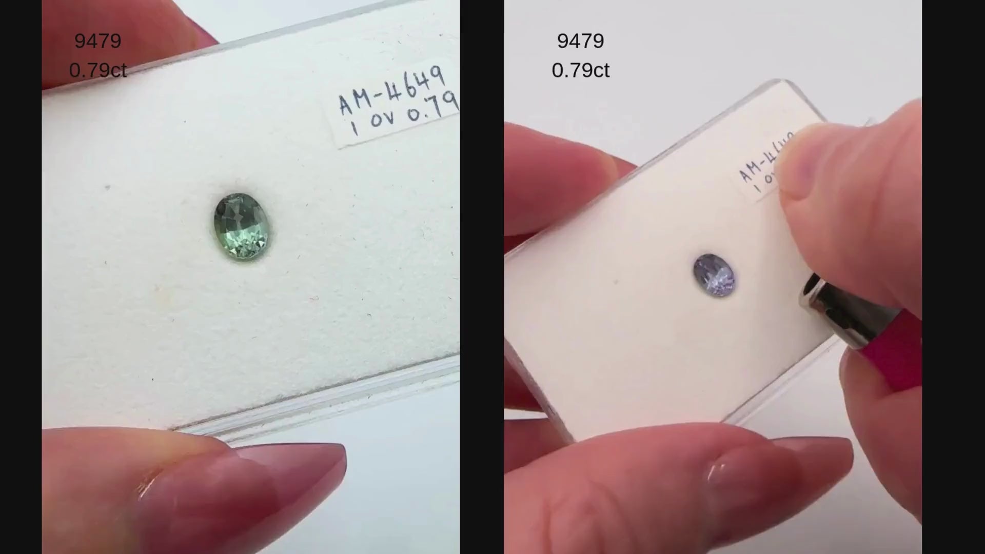 color changing alexandrite green violet