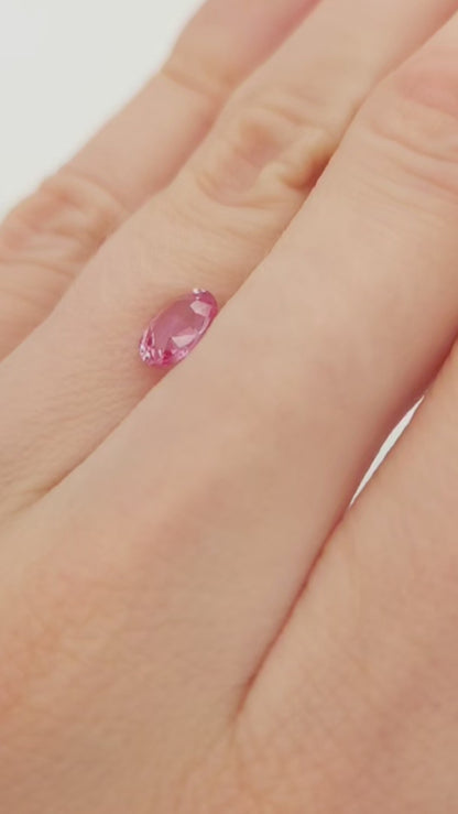 1.2ct atural padparadscha sapphire, natural loose gemstone