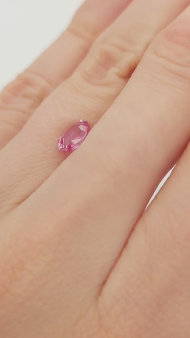 1.2ct atural padparadscha sapphire, natural loose gemstone