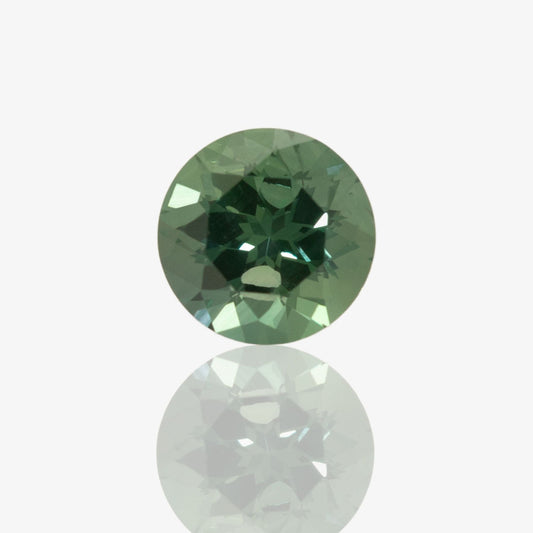 round cut green sapphire 1.75 carats