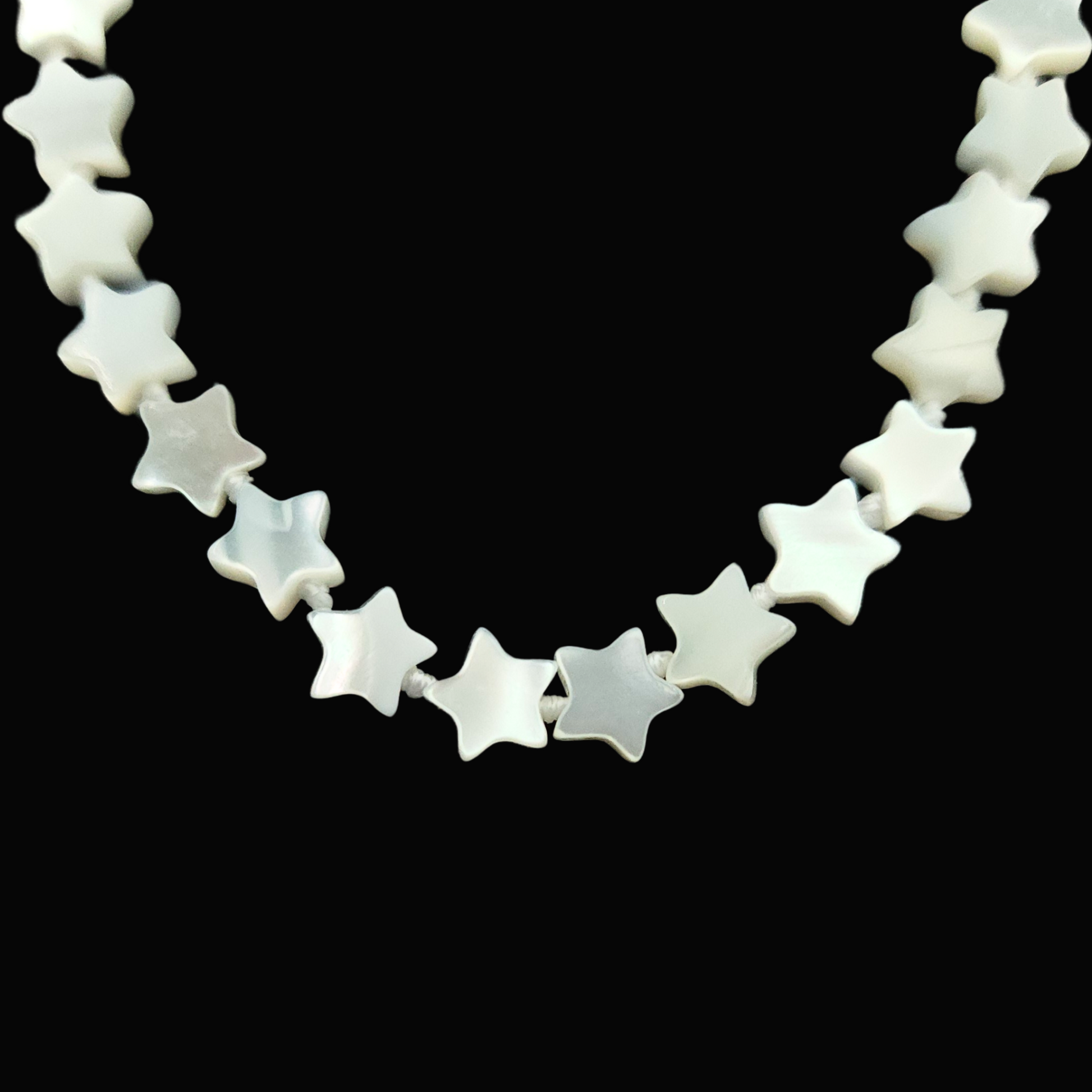 star shaped mother of pearl necklace
