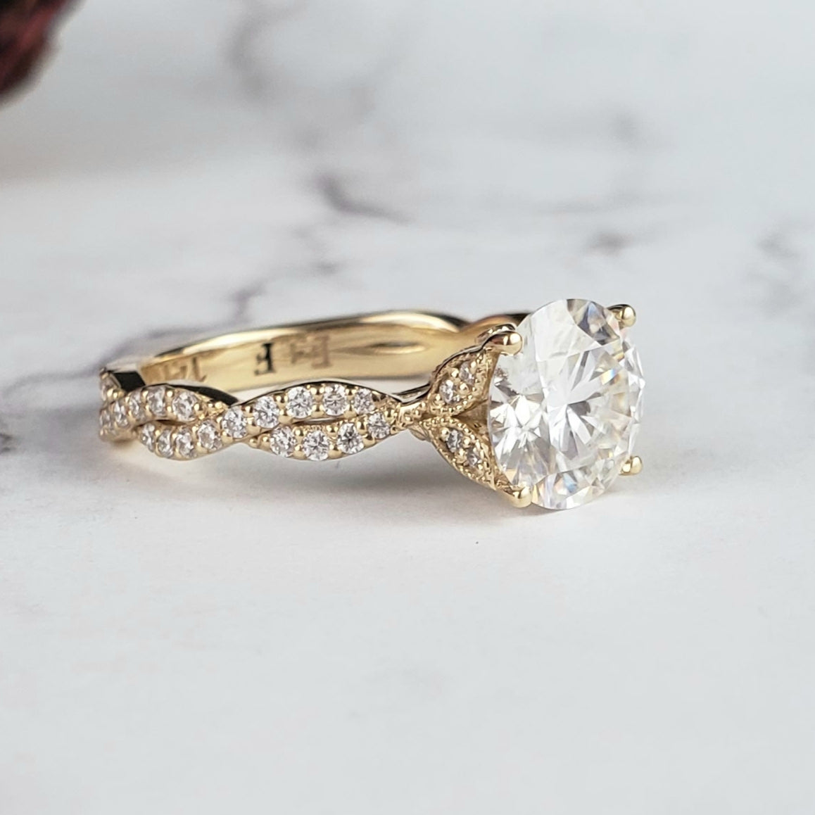 vintage inspired engagement ring