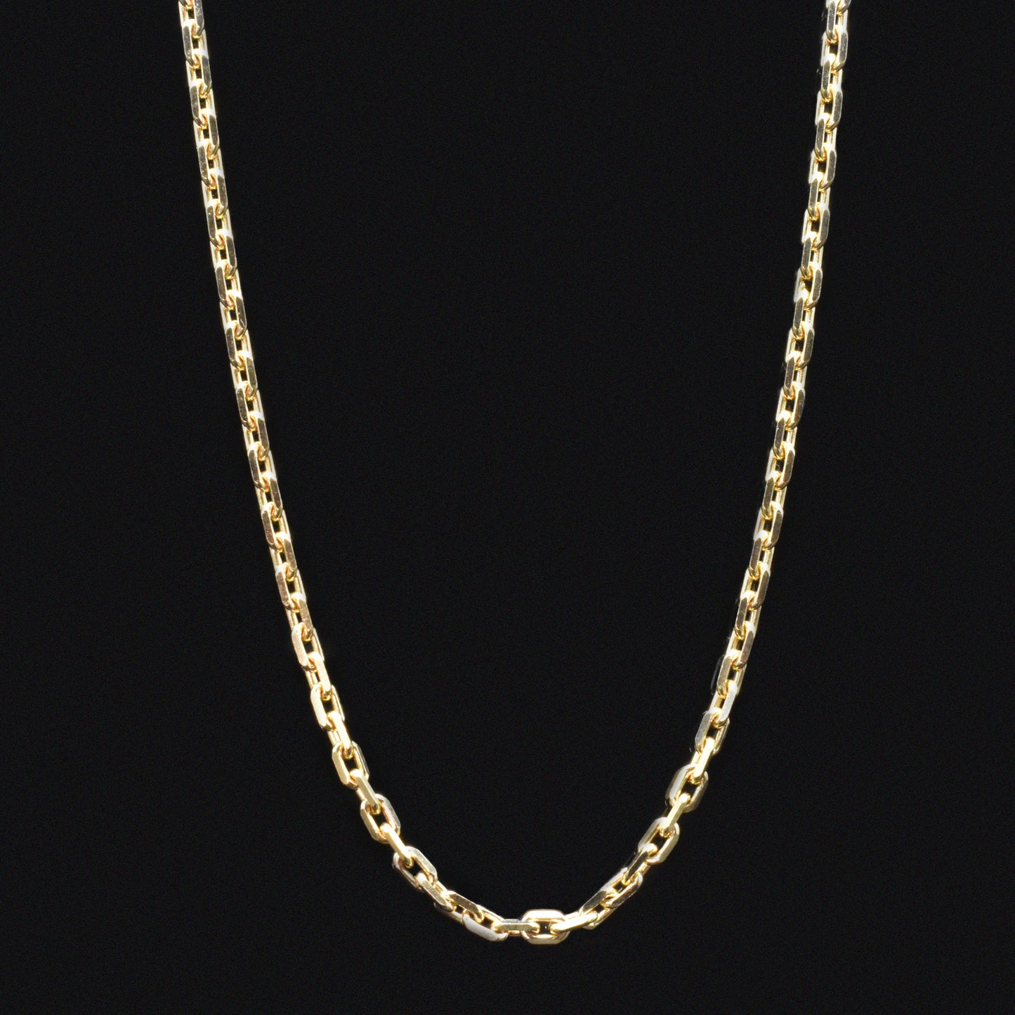 anchor chain unisex gold necklace link