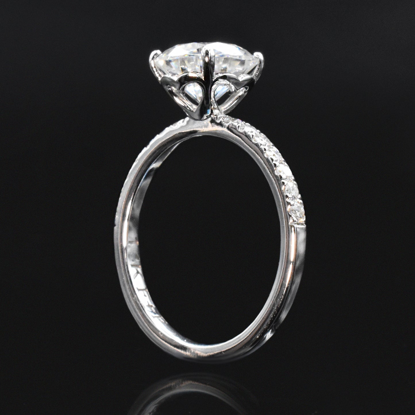 brilliant cut diamond solitaire engagement ring 1.5ct