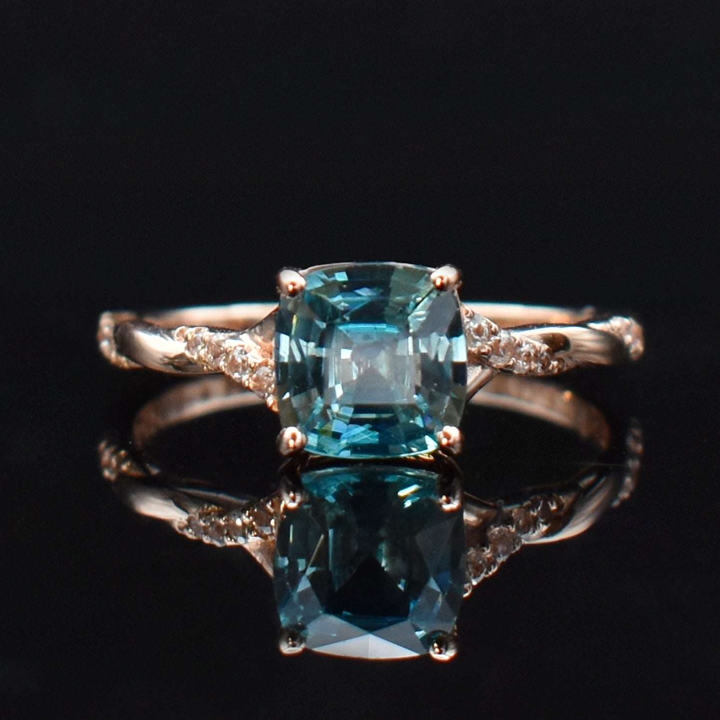 cremation ring with ashes topaz and diamond