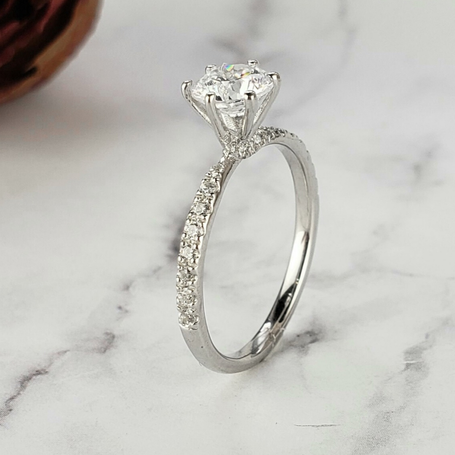 classic solitaire engagement ring