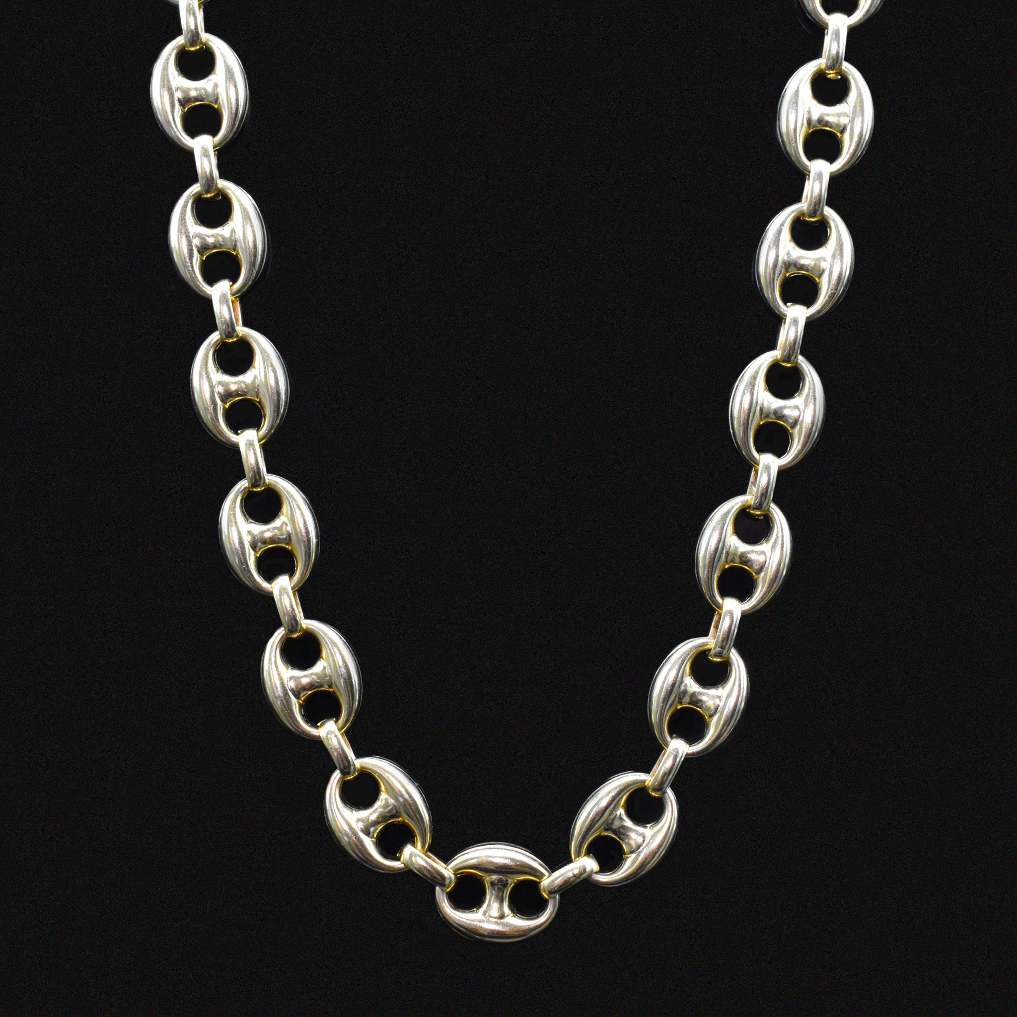 Coffee Bean Chain in Yellow Gold – Fine and Flux Jewelry