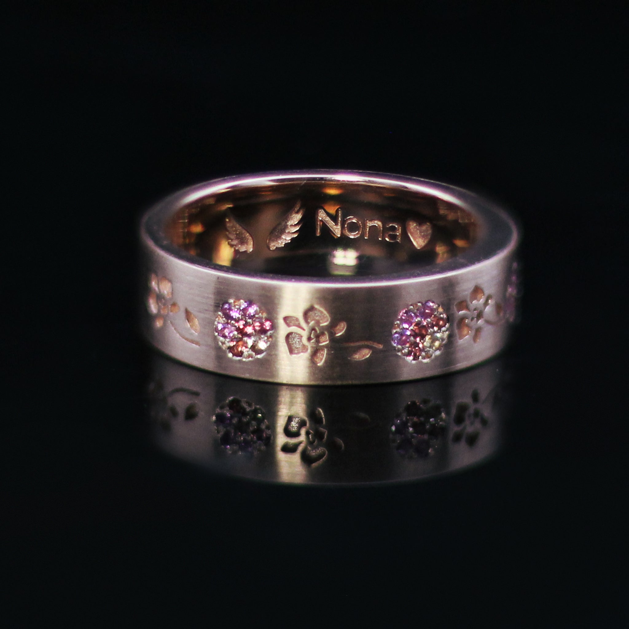 Rose gold hot sale cremation ring